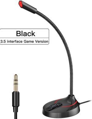 Karaoke Microphone USB Professionnel Vocal Recording Singing Desktop Omnidirectional Capacitive Microphone For PC Gaming Mic (3.5mm jack version)