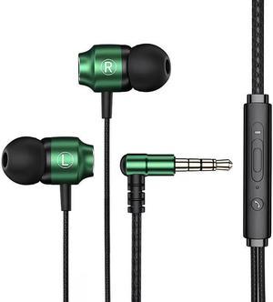 Metal HiFi 3.5mm Jack Wired Earphone 3.5mm AUX Connector With HD Mic Gaming Music Sport Headphones Bass Surround Sound Headsets