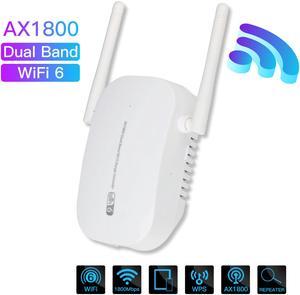 WiFi 6 WiFi Repeater 1800Mbps Wifi Amplifier Signal Extender Network Booster 5Ghz 802.11ax Long Range Wireless Wi-fi Repeater