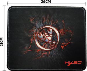 26x21cm /10x3.9inch Mouse Pad Rubber Material Hemlock 2cm Thickness Gaming Mousepad