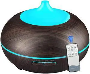 300-500ml USB Air Humidifier Aroma Diffuser remote control 7 Colors Changing LED Lights cool mist maker Air Purifier for Home
