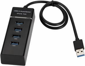 High Speed 4 Ports USB 3.0 Hub USB Splitter Portable USB Port USB HUB for Apple Macbook Air Laptop PC Tablet High Speed