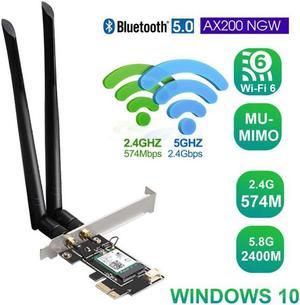 Dual Band 2.4G/5G 3000Mbps 802.11ax Intel AX200 Wifi 6 PCI-E PCI Express Wifi Adapter Bluetooth 5.0 Network Card For Desktop PC