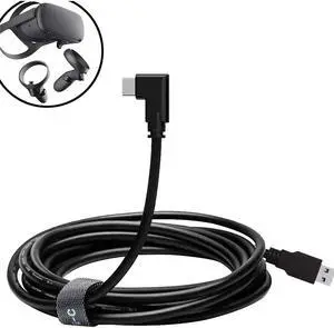 USB A to USB C Cable 13FT,  Oculus Quest Link Cable, High Speed Data Transfer & Fast Charging Cable Compatible for Oculus Quest and Gaming PC (13 Feet / 4M)