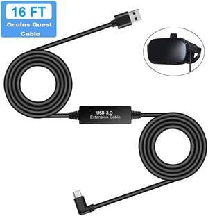 Quest Link Cable 16ft Oculus Link Cable with Signal Booster Streaming VR Game  Fast Charging USB C 30 Cable Compatible for Oculus Quest Headset and Gaming PC 16 Feet 5M