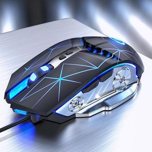 Gaming Mouse USB Wired Computer Mice with RGB Backlit [Breathing Light], 4 Adjustable DPI Up to 3200, Ergonomic Gamer Mouse with 6 Buttons for Laptop PC Gamer Computer Desktop