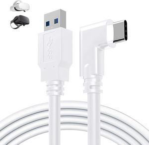 for Oculus Quest 2 Link Cable 16ft5M USB Type C to A USB 32 Gen1 5Gbps3A Oculus Link Cable Oculus Link Oculus Cable with High Speed Data Transfer  Fast Charging White 5m16ft