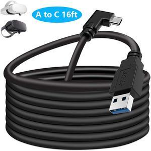 USB 32 GEN1 Compatible for Oculus Quest 2 Link Cable 16FT5M VR Headset Cable for Oculus Quest 2Quest 1 USB 30 Type A to C High Speed Data Transfer Charging Cord for Gaming PC  USB C Chargers