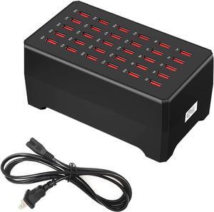Hitoor USB Charger Station, 30-Port USB 150W/30A Multiple USB Charging Station, Multi Ports USB Charger Station for Smartphones, Tablets, and Other USB Devices