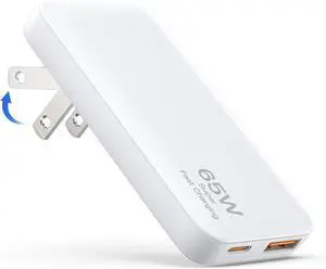 Hitoor 65W Ultra-Thin Foldable Charging Plug USB-C, Portable Mobile Phone and Laptop Charger, USB-C Wall Multi-Port Charger Outlet Suitable for i-P-hone 15/16/17 Series and Galaxy Series Models Hitoor 65W Ultra-Thin Foldable Charging Plug USB-C, Portable Mobile Phone and Laptop Charger, USB-C Wall Multi-Port Charger Outlet Suitable for i-P-hone 15/16/17 Series and Galaxy Series Models