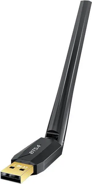 Hitoor Bluetooth 5.4 Adapter for PC with Adjustable Antenna, 150M Long Range USB Dongle for Windows 11/10/8.1/7, Plug & Play for Desktop Laptop, Supports Wireless Headphones, Keyboard, Mouse, Printer Hitoor Bluetooth 5.4 Adapter for PC with Adjustable Antenna, 150M Long Range USB Dongle for Windows 11/10/8.1/7, Plug & Play for Desktop Laptop, Supports Wireless Headphones, Keyboard, Mouse, Printer