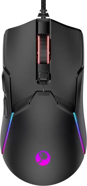 Hitoor Wired Gaming Mouse, Ergonomic Gaming Mouse, 8000 DPI Optical Gaming Mice with 12 RGB Backlit Modes, 6 Programmable Buttons, DIY Software for PC Gamer & Office Hitoor Wired Gaming Mouse, Ergonomic Gaming Mouse, 8000 DPI Optical Gaming Mice with 12 RGB Backlit Modes, 6 Programmable Buttons, DIY Software for PC Gamer & Office
