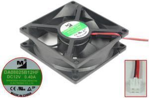 / Huaxia DA08025B12HF Server Cooling Fan DC 12V 0.40A 80x80x25 2-wire