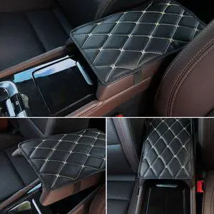 Car SUV Truck Armrest Seat Box Cover Protector Auto Center Console Trim Pad USA
