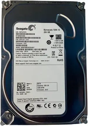 Dell 3F0CM 250GB SATA 7.2K 3GBPS 3.5" Drive ST3250312AS 9YP131-519