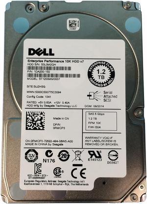 Dell RMCP3 1.2TB SAS 10K 6GBPS 2.5" Drive ST1200MM0007 1DA200-150