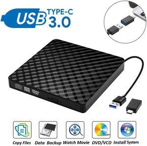 USB 3.0 External DVD Burner Writer Recorder DVD RW Optical Drive CD/DVD ROM Player MAC OS Windows XP/7/8/10
