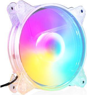 Table PC RGB Case Fan 12cmTransparent Cooling Fan