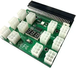 Server Power Conversion Board, to 6pin Adapter Card 12V Graphics Power Supply Board Supports Power-on Self-start