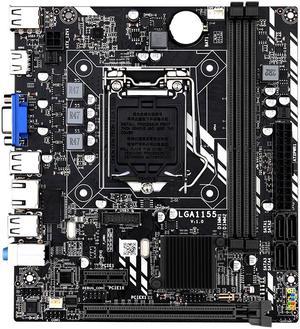H61M LGA1155 Motherboard for Intel Core i7/i5/i3 2* DDR3 Slot M-ATX Intel Mainboard