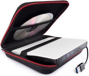 Portable external DVD/CD drive Bag Anti-pressure Protection Hard-shell Optical Drive Storage Bag