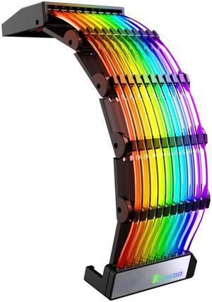 Rainbow Bridge RGB Trunking Cover For 24Pin ATX Cable MOD Symphony Line, 5V Rainbow RGB M/B SYNC