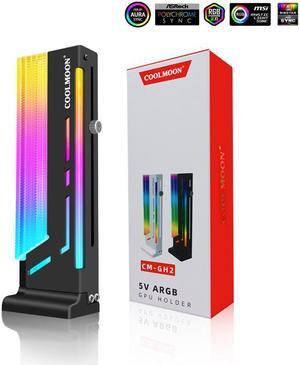 CM-GH2 Vertical GPU Support Colorful 5V 3pin ARGB Bracket Computer Graphics Video Card Stand GPU Holder
