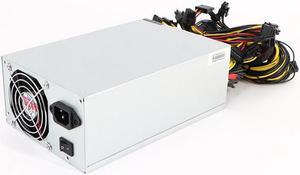 Multi-channel Dual fans Power Supply 2200W/2400W 4U Server Power Supply supports 8 Video Cards 2400W