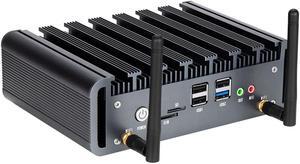 Seal Design No Fan Micro Computer intel Quad-core J1900 CPU 4 bit GPIO 2 COM Support Wifi Industrial Control Computer