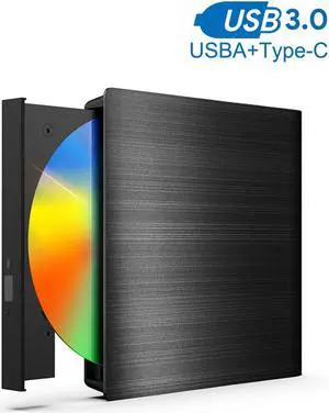 USB3.0 External DVD RW CD Writer Drive Burner Reader Player Optical Drives For Laptop Desktop window 10/7 M-a-c OS