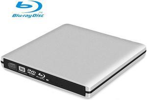 USB3.0 External Blu-Ray Drive Burner BD Player DVD Drive Burner Compatible with Window XP/7/8/10/11/ Linux