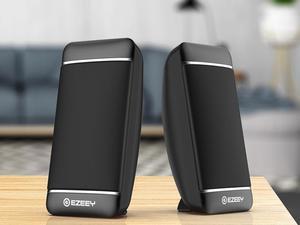 Beautframes Desktop Computer Laptop Audio Speaker Subwoofer Mini Speaker usb+3.5mm Jack