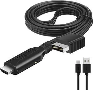 Beautframes PS2 to HDMI Converter Adapter PS2 HDMI Cable Support 720P 1080P Display 3.3FT
