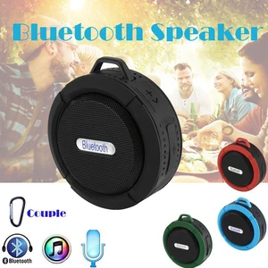 Waterproof Stereo Subwoofer Bluetooth Speakers Wireless Outdoor Sound Speaker With Mic Hooks for iPhone Android Waterproof Stereo Subwoofer Bluetooth Speakers Wireless Outdoor Sound Speaker With Mic Hooks for iPhone Android