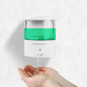 New 600ml Wall-Mount Automatic IR Sensor Soap Dispenser Touch-free Kitchen Soap Lotion Pump for Kitchen Bathroom New 600ml Wall-Mount Automatic IR Sensor Soap Dispenser Touch-free Kitchen Soap Lotion Pump for Kitchen Bathroom