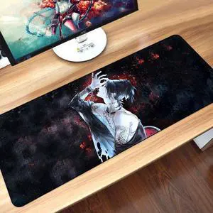 Extra Large Mousepad Rubber 80x30cm XL Tokyo Ghoul Gaming Gamer Play Mat for Office Desk Desktop Computer for Laptop Pad