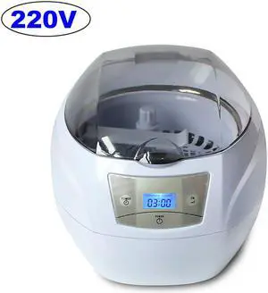 750mL Ultrasonic Glasses Cleaner 220V Personal Care Digital Ultra Sonic Toothbrush Jewelry Parts Ultrasound machine cleaner