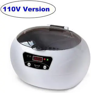 600ml Ultrasonic Cleaner Bath Jewelry Watch Glasses Razor Brush Ultrasound Sonic Mini Cleaner Machine 110V
