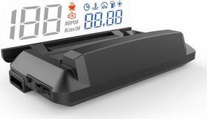 Car HUD Head Up display Auto HUD OBD2 Car Speed Projector KMH MPH Speedometer Car Detector Oil Consumption