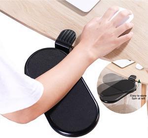 Rotating Computer Arm Support Ergonomic Adjustable PC Wrist Rest Extender Desk Hand Bracket Shoulder Pad Mount Office Mouse Pad