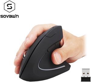 Gaming Wireless Mouse 800 1200 1600 DPI Optical Mice Vertical Ergonomic Wrist Healing Mouse For Desktop Computer PC Game