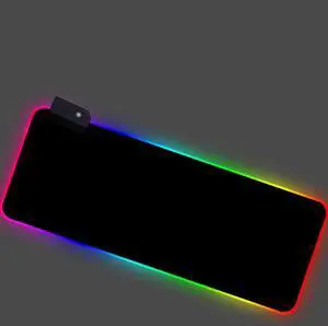 800x300x4mm RGB Mouse Pad LED Light Computer Mousepad Black Color Gaming Gamer Mouse Mat Non-slip For PC Laptop