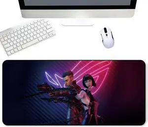 Large Gaming Mouse Pad for Gamer Locking Edge Keyboard Mouse Mat Desk Mouse Mat