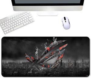 Large Gaming Mouse Pad for Gamer Locking Edge Keyboard Mouse Mat Desk MouseMat for PC