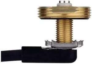 MABVT8U Antenex 3/4" or 3/8" Hole Brass NMO Thick Mount (up to 1/2") with 17' RG58U cable