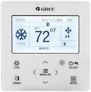Gree MC20700360 XK-76 Progammable Wired Remote Command Center