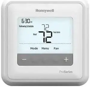 Honeywell TH4210U2002 T4 Pro 2H/1C Stage Programmable Thermostat