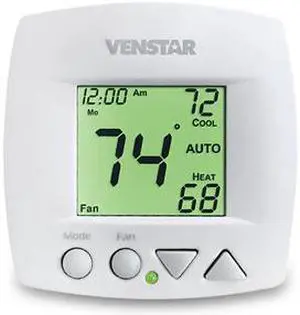 Venstar Slimline Programmable EasyStat Thermostat - TSTATEZ