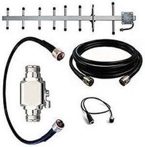 High Boost Directional Antenna Kit for AT&T Wireless Home Phone (WF720), 50 ft Cable