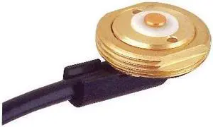 Laird Technologies 3/4" Brass Mount Antenna w/ 20' RG58A/U Cable, No Connector